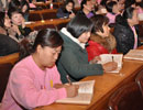 臺(tái)下園長(zhǎng)們認(rèn)真記下經(jīng)驗(yàn)之談