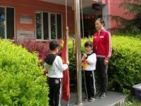 奏國歌、升國旗---我們神氣的護旗手