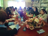 參加家委會的成員積極發(fā)言，為我園提出寶貴意見