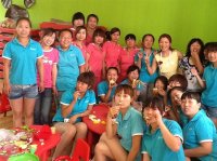 兩個(gè)幼兒園老師分享水果舞會(huì)！