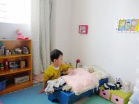 噓！小娃娃睡著咯！