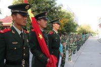 北京紅纓新疆伊寧愛(ài)心幼兒園2013迎國(guó)慶暨軍訓(xùn)匯報(bào)